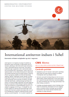 CMS memo: International antiterror-indsats i Sahel