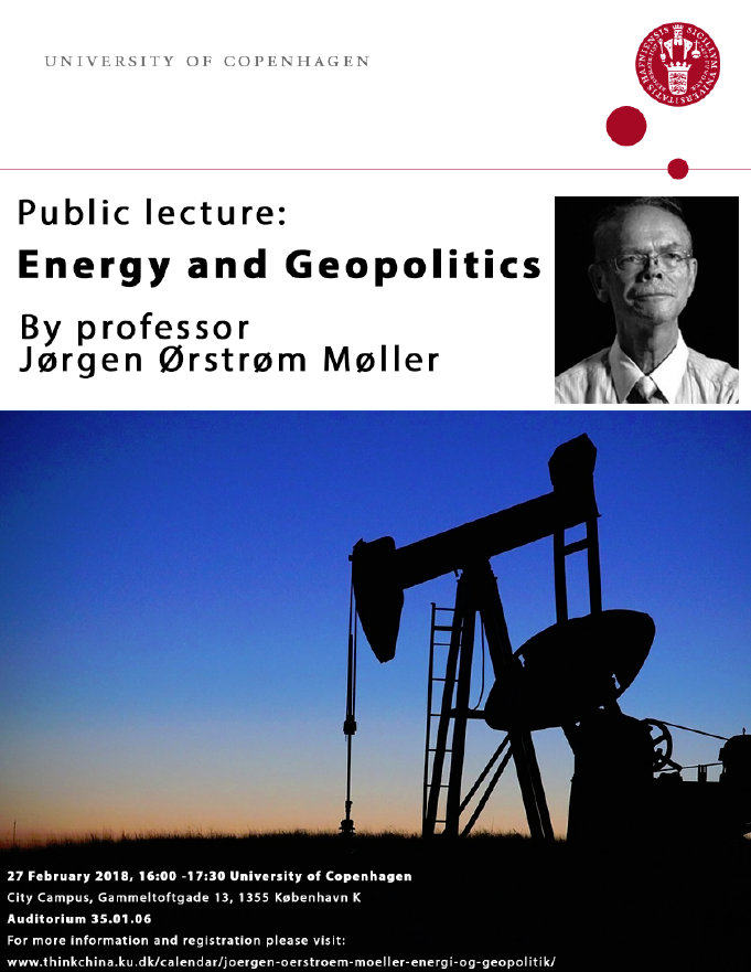 Invitation to the public lecture Energy and Geopolitics