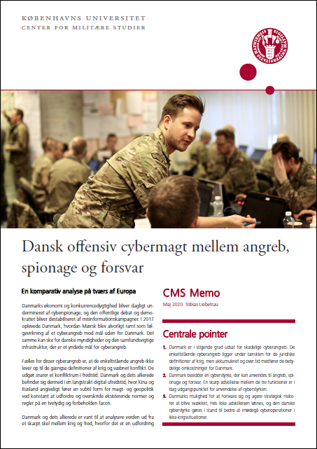 Memo forside: Dansk offensiv cybermagt mellem angreb, spionage og forsvar